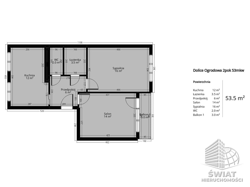 Mieszkanie na sprzedaż, Dolice, 2 pokoje, 54 m² — 137/13324/OMS, zdjęcie 5