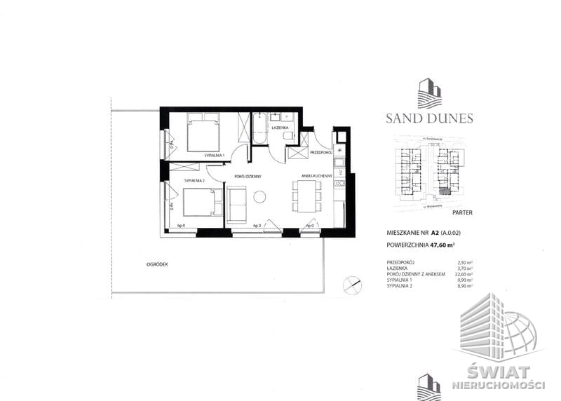 Mieszkanie na sprzedaż, Dziwnów, 3 pokoje, 48 m² — FKT24874, zdjęcie 2