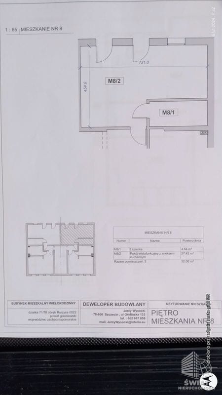 Mieszkanie na sprzedaż, Goleniów Rurzyca, 1 pokój, 34 m² — KOM32860, zdjęcie 8