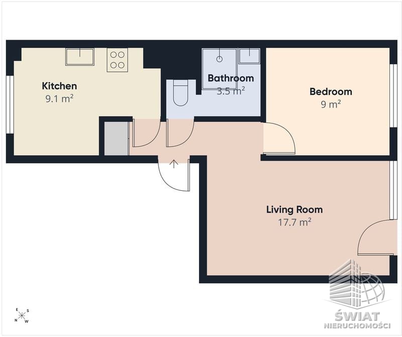 Mieszkanie na sprzedaż, Gorzów Wielkopolski, 2 pokoje, 39 m² — ROY04629, zdjęcie 8
