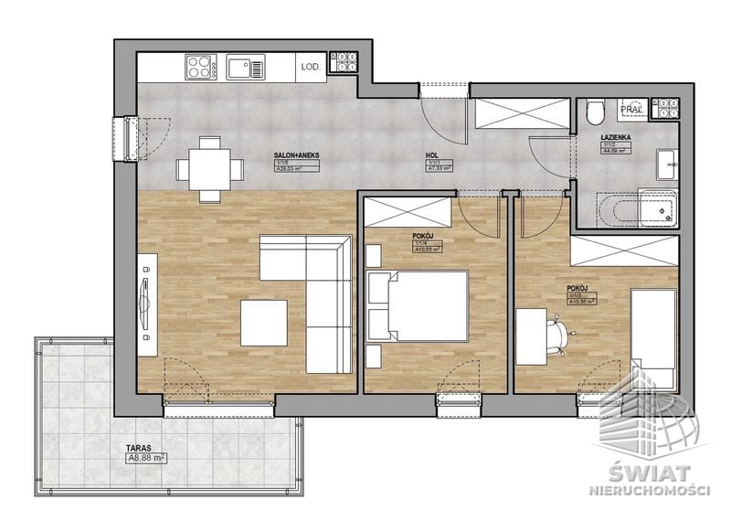 Mieszkanie na sprzedaż, Kamień Pomorski, 2 pokoje, 45 m² — CIT25579, zdjęcie 8