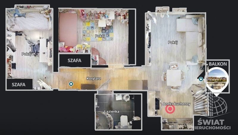 Mieszkanie na sprzedaż, Kołbaskowo Warzymice, 3 pokoje, 49 m² — CIT25662, zdjęcie 2