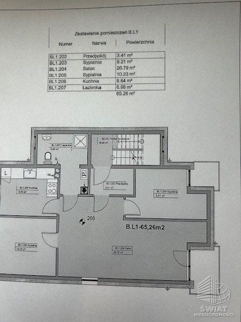 Mieszkanie na sprzedaż, Police, 3 pokoje, 65 m² — FKT24827, zdjęcie 2