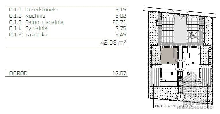 Mieszkanie na sprzedaż, Rewal Niechorze, 2 pokoje, 42 m² — CIT25364, zdjęcie 4