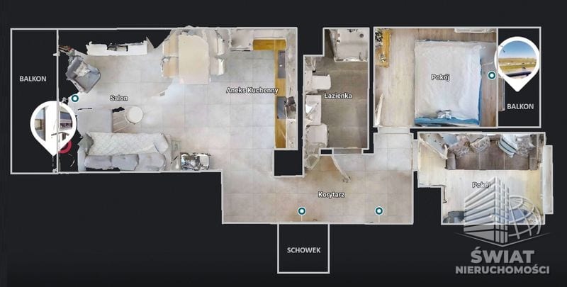 Mieszkanie na sprzedaż, Słupsk, 3 pokoje, 62 m² — CIT25612, zdjęcie 2