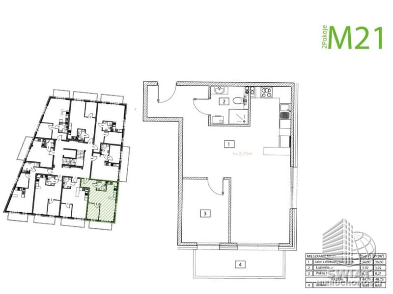 Mieszkanie na sprzedaż, Świnoujście, 2 pokoje, 49 m² — BON46845, zdjęcie 6