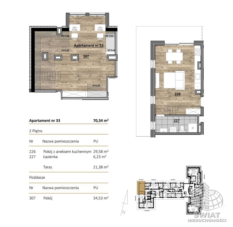 Mieszkanie na sprzedaż, Szczecin Dąbie, 2 pokoje, 70 m² — CIE24906, zdjęcie 1