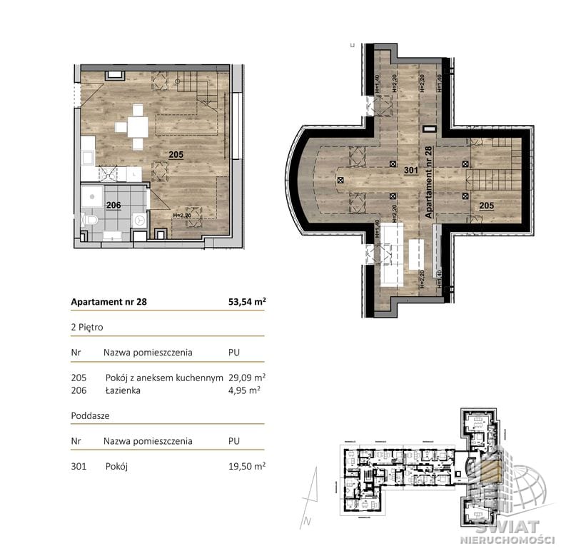 Mieszkanie na sprzedaż, Szczecin Dąbie, 2 pokoje, 54 m² — CIE24912, zdjęcie 1