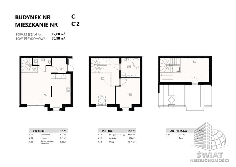 Mieszkanie na sprzedaż, Szczecin Krzekowo, 4 pokoje, 82 m² — MRH20649, zdjęcie 3