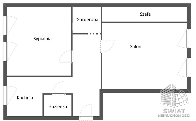 Mieszkanie na sprzedaż, Szczecin Niebuszewo, 2 pokoje, 65 m² — IDN34126, zdjęcie 7