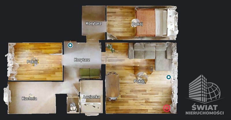 Mieszkanie na sprzedaż, Szczecin os. Bukowe, 3 pokoje, 63 m² — CIT25657, zdjęcie 2