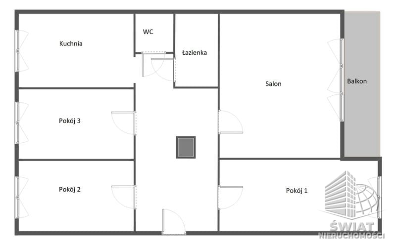 Mieszkanie na sprzedaż, Szczecin os. Bukowe, 4 pokoje, 74 m² — IDN33965, zdjęcie 8