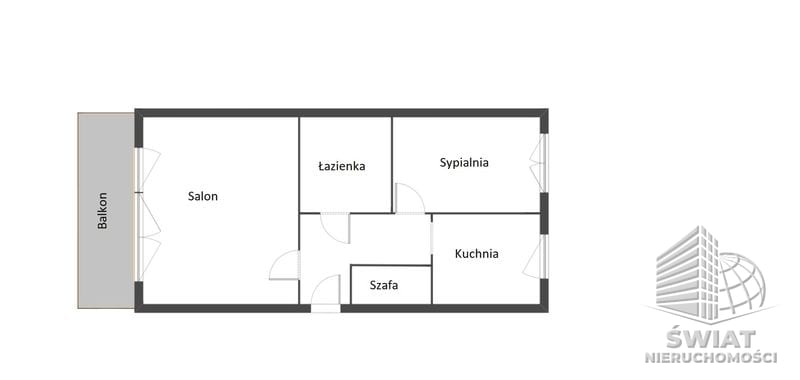 Mieszkanie na sprzedaż, Szczecin os. Bukowe, 2 pokoje, 49 m² — IDN34252, zdjęcie 6