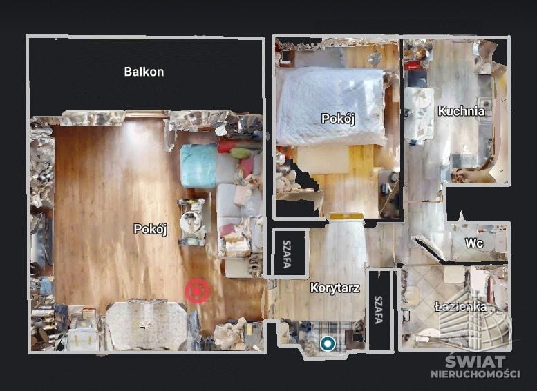 Mieszkanie na sprzedaż, Szczecin os. Słoneczne, 2 pokoje, 49 m² — CIT25694, zdjęcie 2