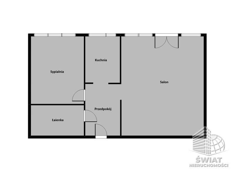 Mieszkanie na sprzedaż, Szczecin os. Zawadzkiego-Klonowica, 2 pokoje, 49 m² — BON49759, zdjęcie 4
