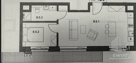 Mieszkanie na sprzedaż, Szczecin Pomorzany, 2 pokoje, 40 m² — BON49332, zdjęcie 8