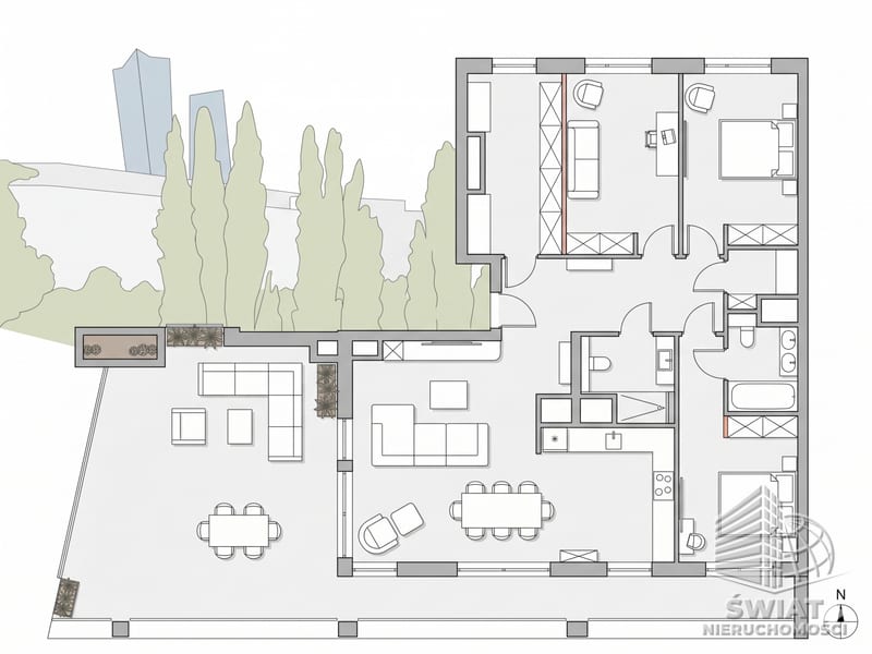 Mieszkanie na sprzedaż, Szczecin Śródmieście, 4 pokoje, 132 m² — ARK26660, zdjęcie 6