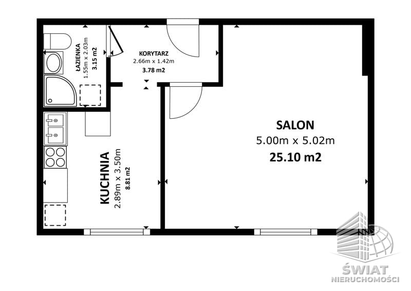 Mieszkanie na sprzedaż, Szczecin Śródmieście, 1 pokój, 39 m² — BON49881, zdjęcie 3