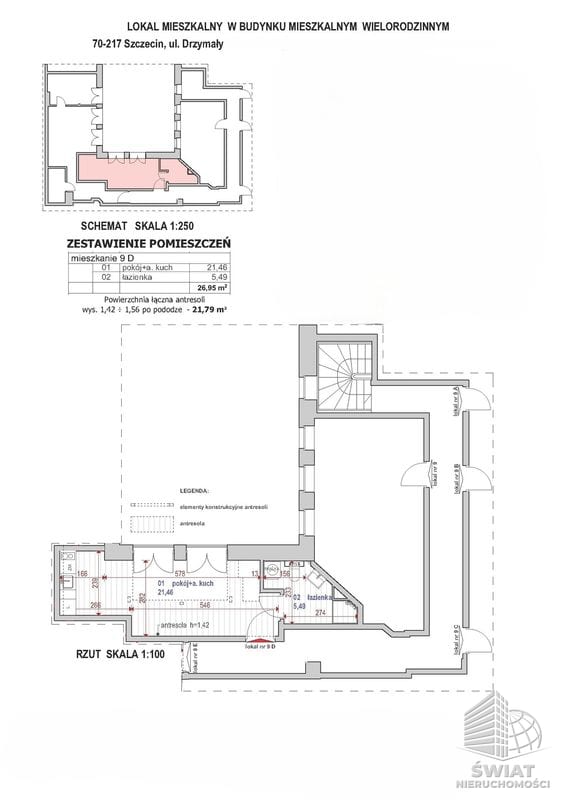 Mieszkanie na sprzedaż, Szczecin Śródmieście-Centrum, 2 pokoje, 38 m² — BON50072, zdjęcie 4