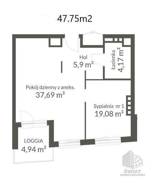 Mieszkanie na sprzedaż, Szczecin Śródmieście-Centrum, 3 pokoje, 48 m² — ROY04188, zdjęcie 8