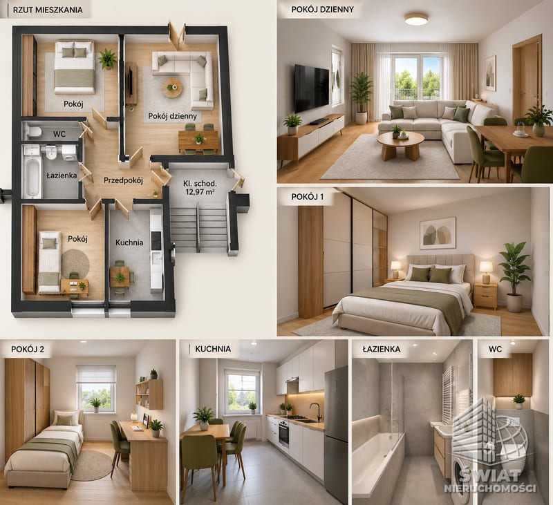 Mieszkanie na sprzedaż, Szczecin Śródmieście, 3 pokoje, 60 m² — PTR26179, zdjęcie 8
