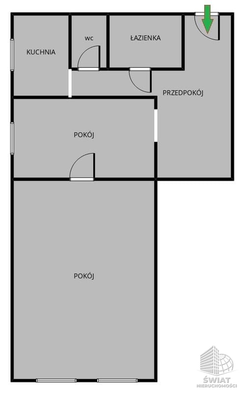 Mieszkanie na sprzedaż, Szczecin Stare Miasto, 2 pokoje, 55 m² — BON50056, zdjęcie 6