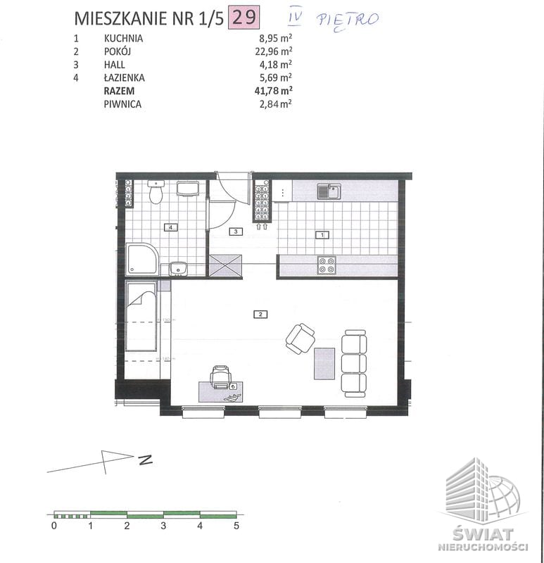 Mieszkanie na sprzedaż, Szczecin Stołczyn, 1 pokój, 42 m² — CIE24675, zdjęcie 2