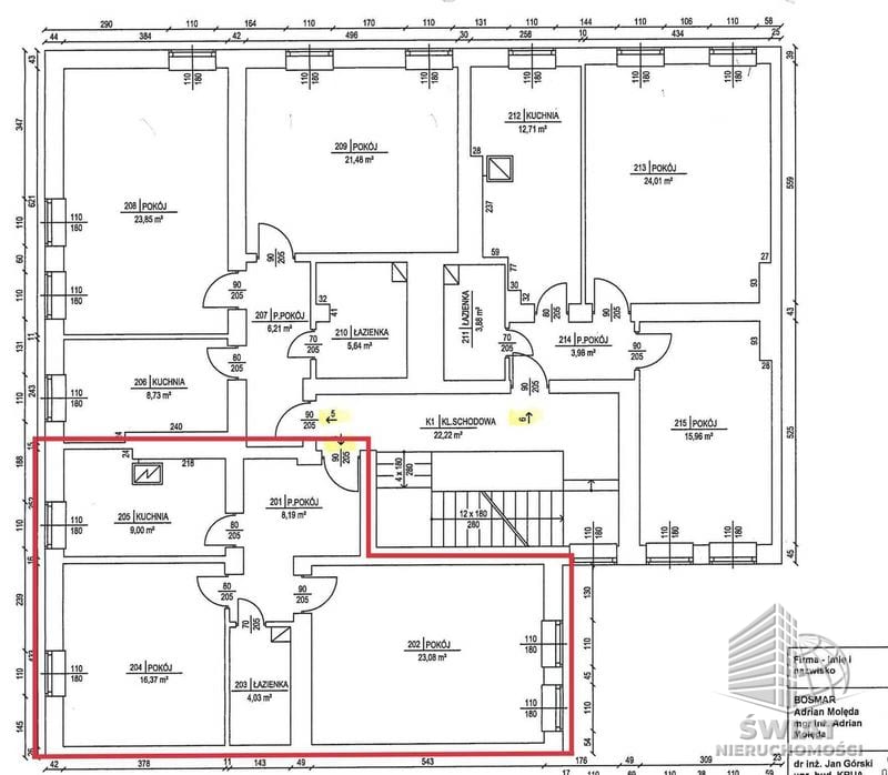 Mieszkanie na sprzedaż, Szczecin Wały Chrobrego, 2 pokoje, 60 m² — GDH20053, zdjęcie 8