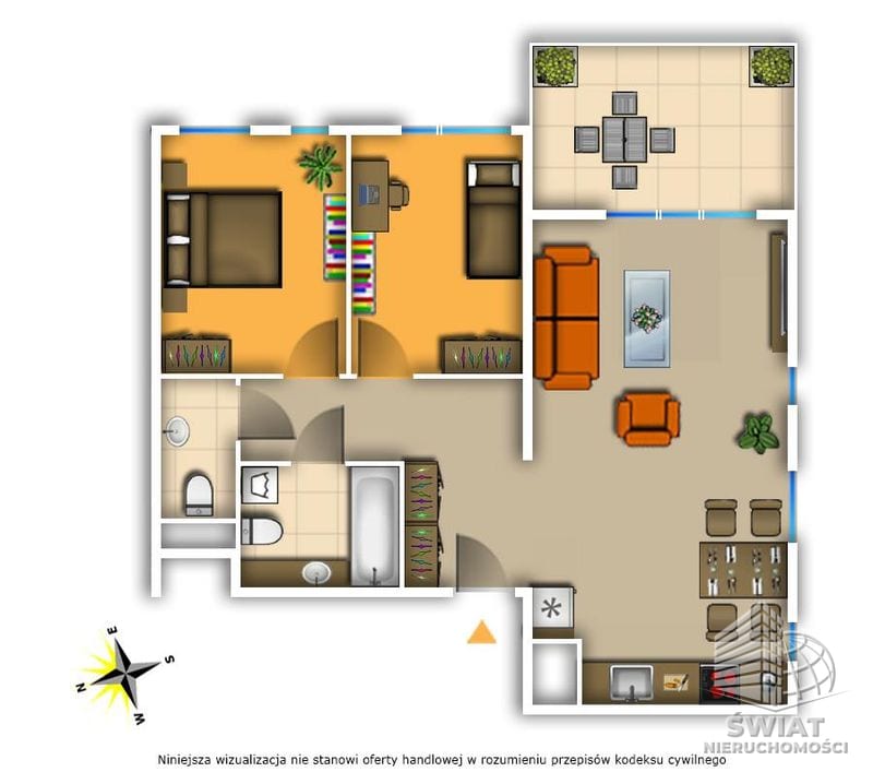 Mieszkanie na sprzedaż, Szczecin Żelechowa, 3 pokoje, 61 m² — SWN29531, zdjęcie 1