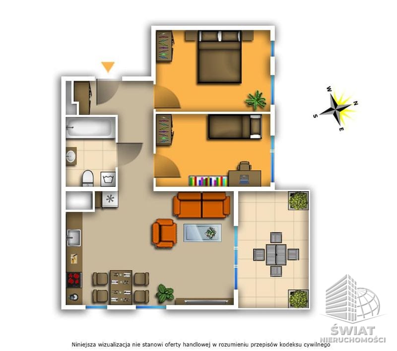 Mieszkanie na sprzedaż, Szczecin Żelechowa, 3 pokoje, 54 m² — SWN29539, zdjęcie 1