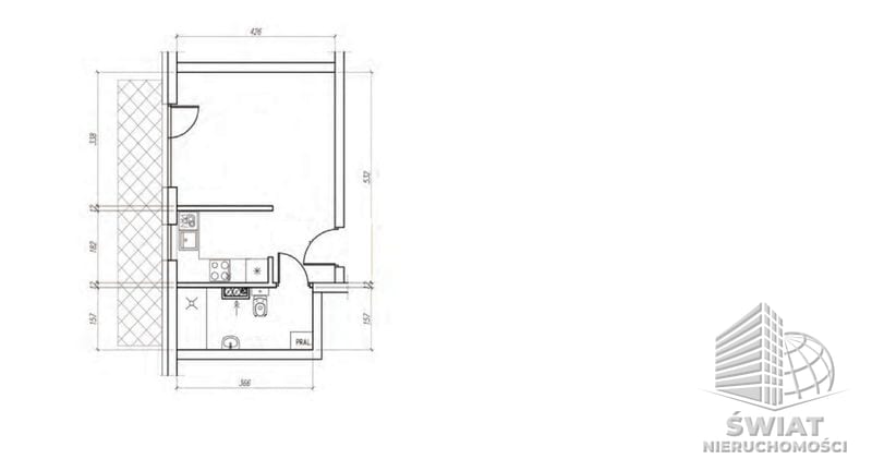 Mieszkanie na sprzedaż, Ustronie Morskie, 1 pokój, 27 m² — CIT25629, zdjęcie 1
