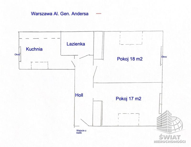 Mieszkanie na wynajem, Śródmieście Muranów, 2 pokoje, 54 m² — LGR21987, zdjęcie 8