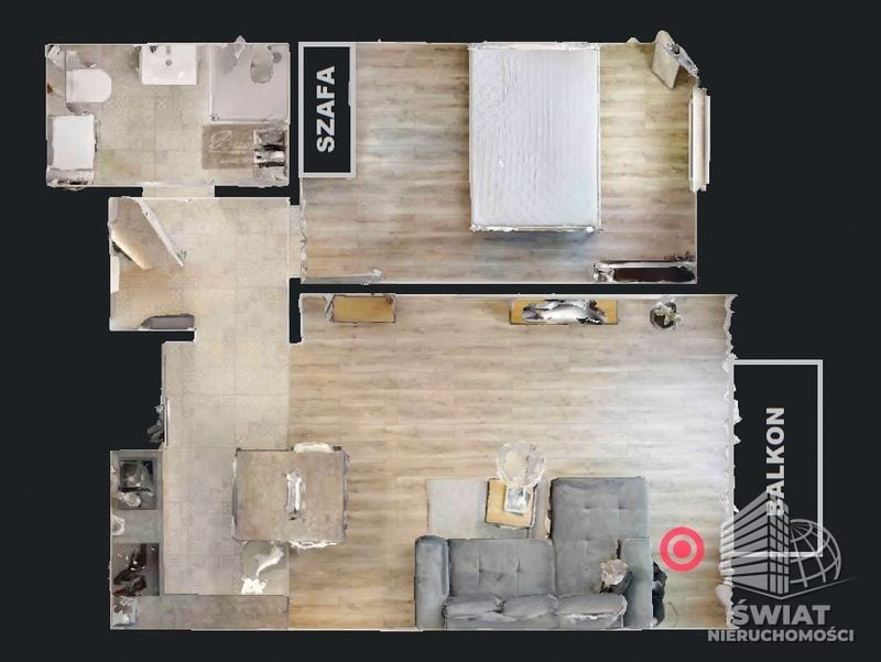 Mieszkanie na wynajem, Szczecin Gumieńce, 2 pokoje, 50 m² — CIT25358, zdjęcie 2