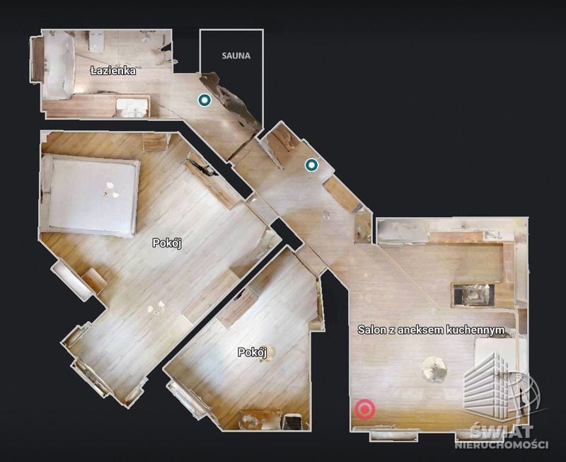 Mieszkanie na wynajem, Szczecin Śródmieście, 3 pokoje, 75 m² — CIT25688, zdjęcie 2